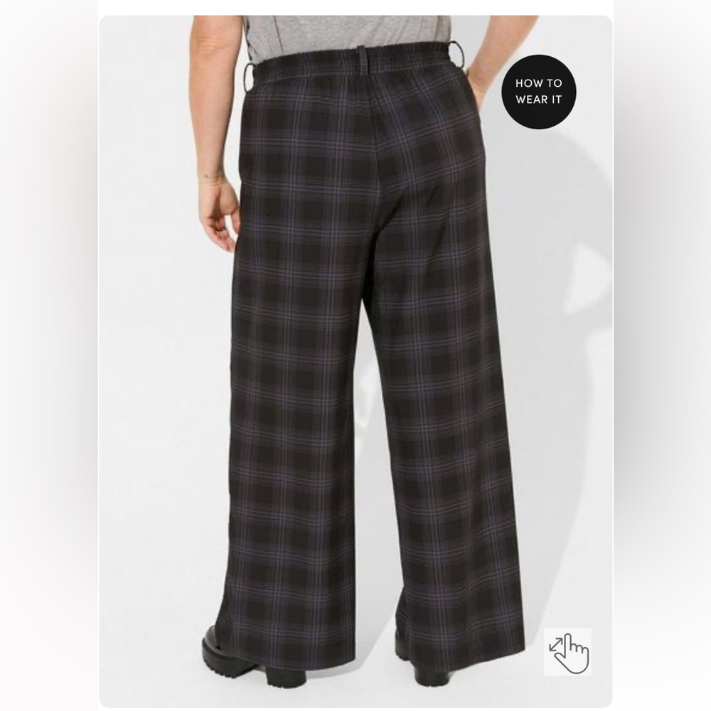 Torrid Wide Leg Stretch Crepe High-Rise Pant Size 18 Tall NWT - Picture 3 of 3
